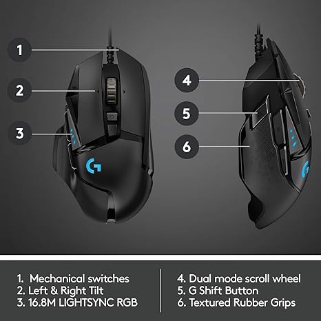 Logitech G502 Hero mouse